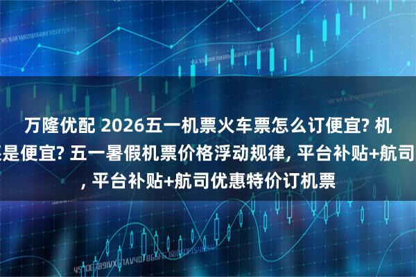 万隆优配 2026五一机票火车票怎么订便宜? 机票越临近越贵还是便宜? 五一暑假机票价格浮动规律, 平台补贴+航司优惠特价订机票